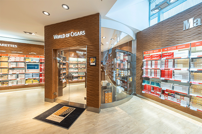 Heinemann Duty Free in Frankfurt ist jetzt „Habanos Specialist“