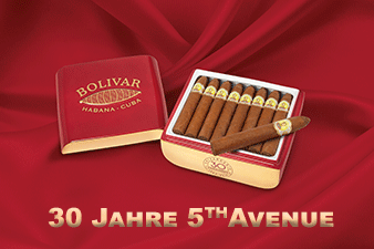  30. Firmenjubiläum von 5TH Avenue –  Bolívar Belicosos Finos im Porzellan-Jar