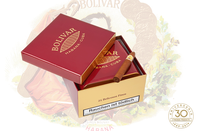 30. Firmenjubiläum von 5TH Avenue –  Bolívar Belicosos Finos im Porzellan-Jar