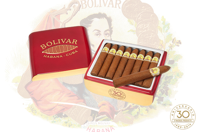 30. Firmenjubiläum von 5TH Avenue –  Bolívar Belicosos Finos im Porzellan-Jar