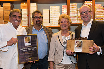 Gertrud und Peter Heinrichs mit Antonio de Dios und Christoph Puszkar