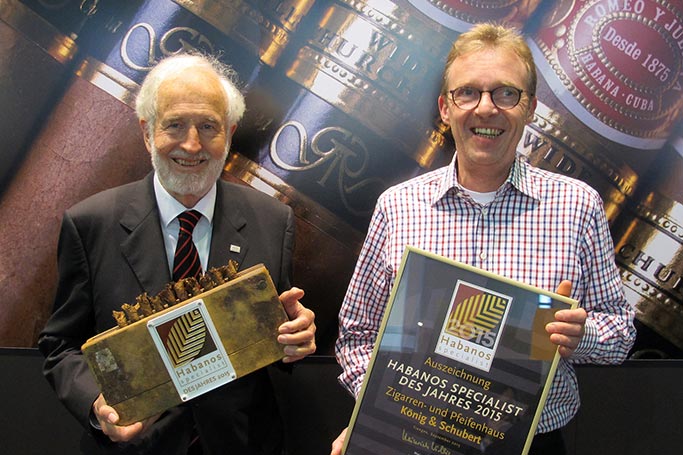 Habanos Specialist des Jahres 2015 König und Schubert Hannover