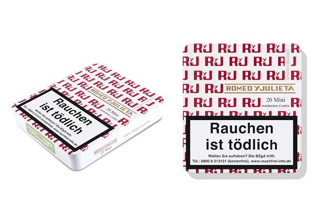 Neue Designedition von Romeo y Julieta Mini