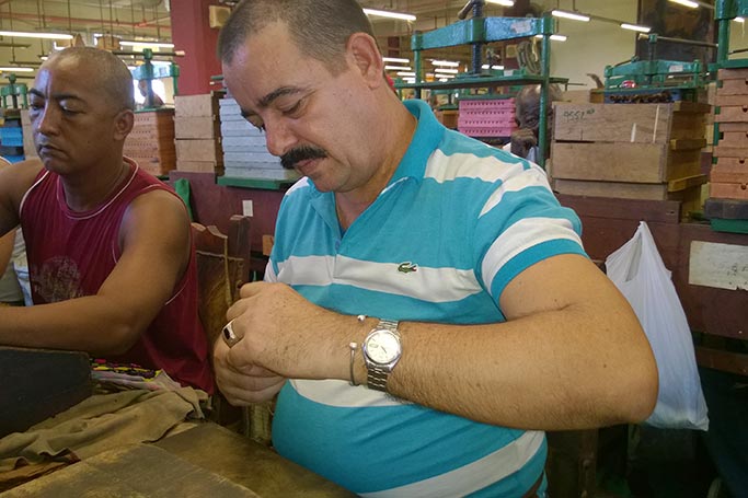 Zigarrenroller Fidel Seguí Acosta