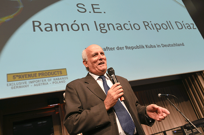 Habanos Day 2018 - S.E. Ramón Ripóll Díaz, Botschafter der Republik