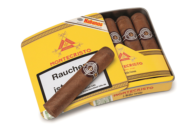 Montecristo Media Corona 5er Metall-Etui