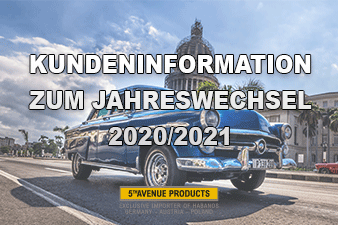 Kundeninformation zum Jahreswechsel 2020/2021