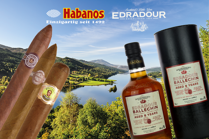 Genuss in Kombination _ Edradour meets Habanos