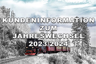 Kundeninformation zum Jahreswechsel 2023/2024